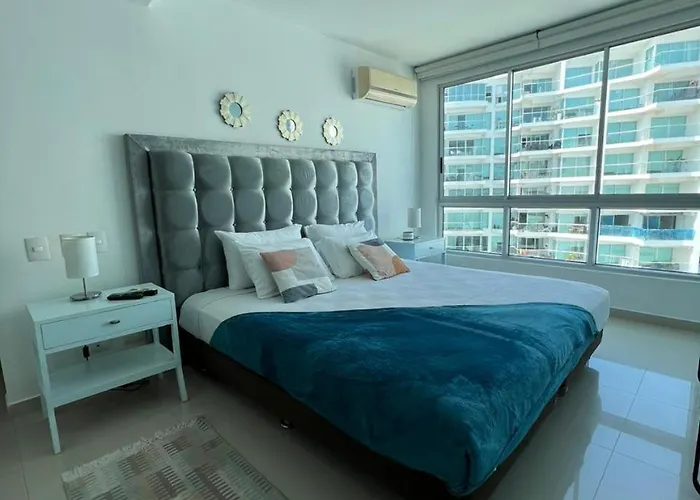 Apartamento En Zona Norte Cartagena 2 Hab Y Salida A Playa Cerca Al Hotel Americas